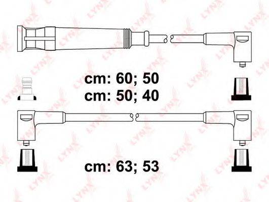 LYNXAUTO SPC7806 Комплект дротів запалювання