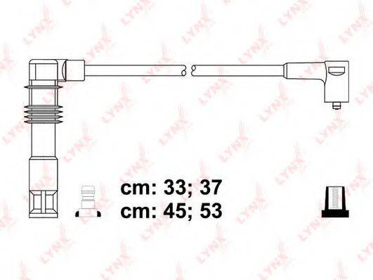 LYNXAUTO SPC8029 Комплект дротів запалювання