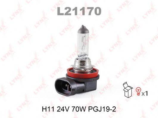 LYNXAUTO L21170 Лампа розжарювання, основна фара; Лампа розжарювання, протитуманна фара