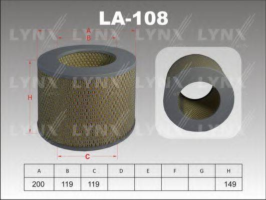 LYNXAUTO LA108 Повітряний фільтр