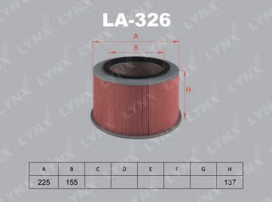 LYNXAUTO LA326 Повітряний фільтр