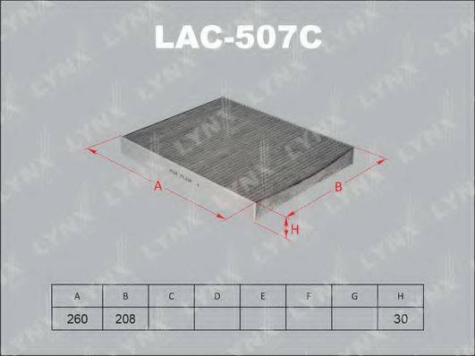 LYNXAUTO LAC507C Фільтр, повітря у внутрішньому просторі
