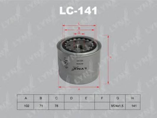 LYNXAUTO LC141 Масляний фільтр