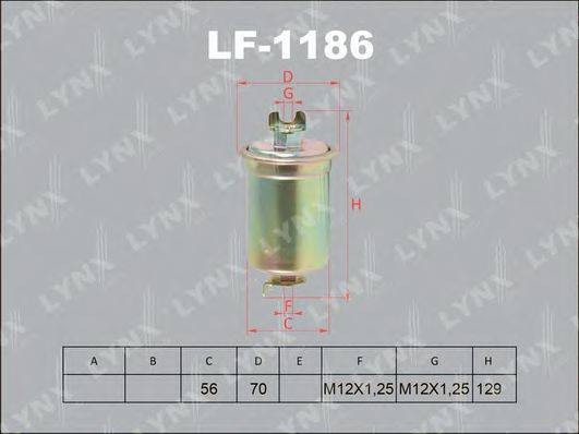 LYNXAUTO LF1186 Паливний фільтр