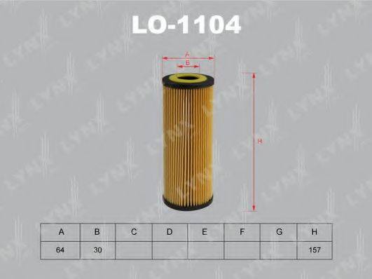 LYNXAUTO LO1104 Масляний фільтр