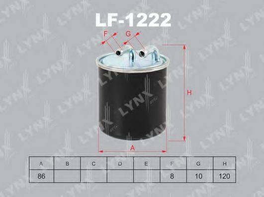 LYNXAUTO LF1222 Паливний фільтр