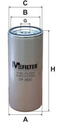 MFILTER DF3520 Паливний фільтр