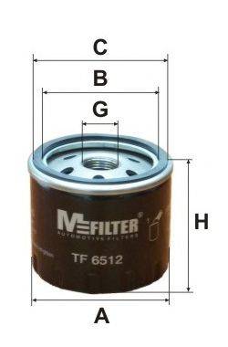 MFILTER TF6512 Масляний фільтр