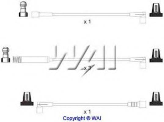 WAIGLOBAL ISL032 Комплект дротів запалювання