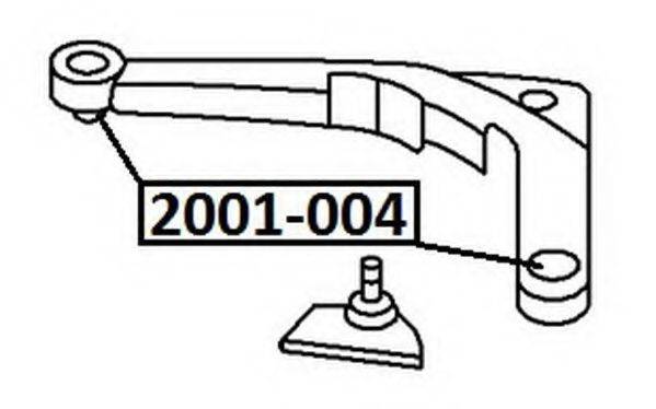 ASVA 2001004 Підвіска, важіль незалежної підвіски колеса