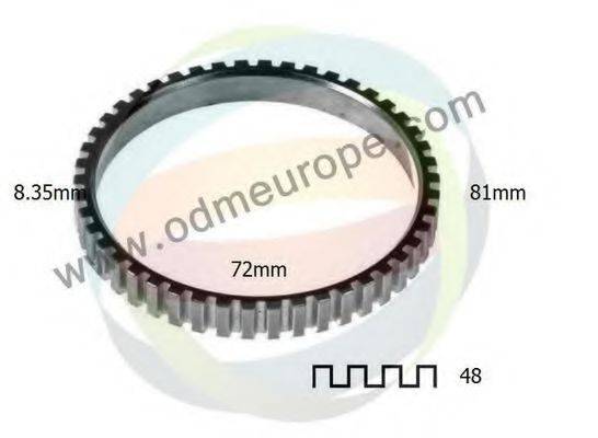 ODM-MULTIPARTS 26150001 Зубчастий диск імпульсного датчика, протибл. устр.