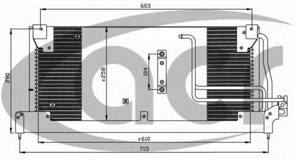 ACR 300285 Конденсатор, кондиціонер