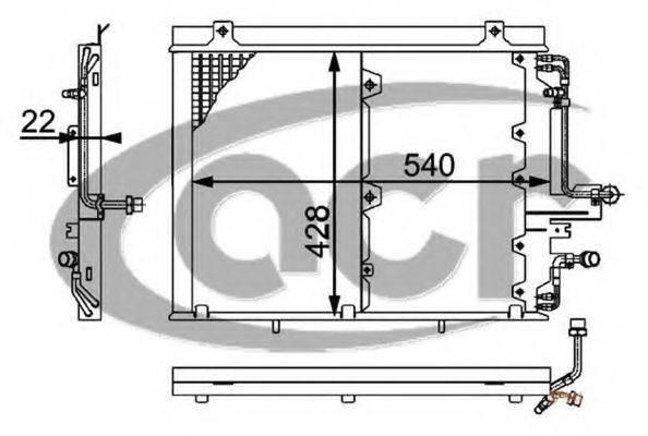 ACR 300124 Конденсатор, кондиціонер