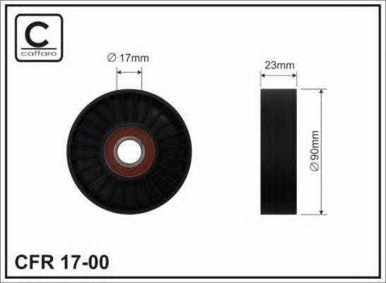 CAFFARO 1700 Натяжний ролик, полікліновий ремінь