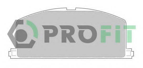 PROFIT 50000308 Комплект гальмівних колодок, дискове гальмо