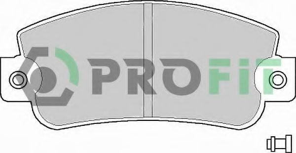 PROFIT 50000346 Комплект гальмівних колодок, дискове гальмо