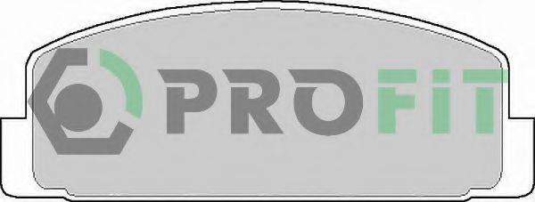PROFIT 50000372 Комплект гальмівних колодок, дискове гальмо