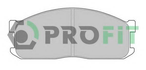 PROFIT 50000547 Комплект гальмівних колодок, дискове гальмо