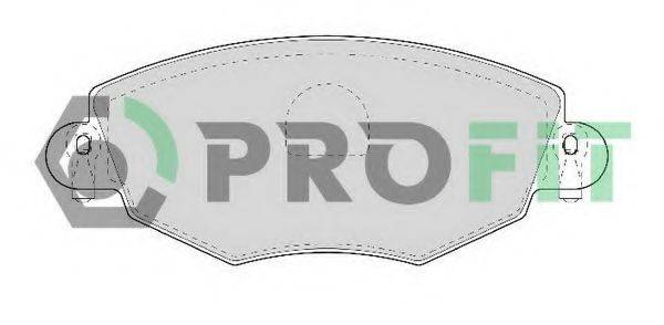 PROFIT 50001425 Комплект гальмівних колодок, дискове гальмо