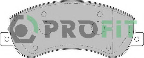 PROFIT 50001928 Комплект гальмівних колодок, дискове гальмо