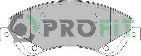 PROFIT 50001929 Комплект гальмівних колодок, дискове гальмо