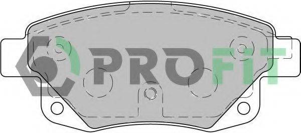 PROFIT 50001930 Комплект гальмівних колодок, дискове гальмо