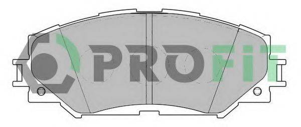 PROFIT 50002012 Комплект гальмівних колодок, дискове гальмо