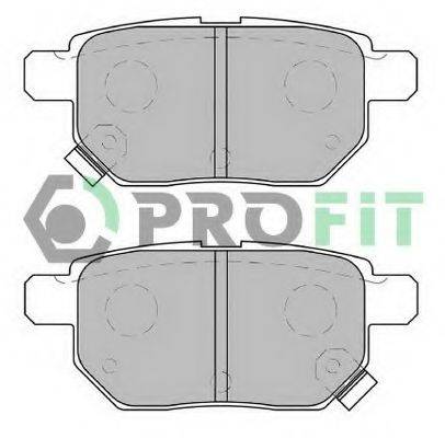 PROFIT 50002013 Комплект гальмівних колодок, дискове гальмо