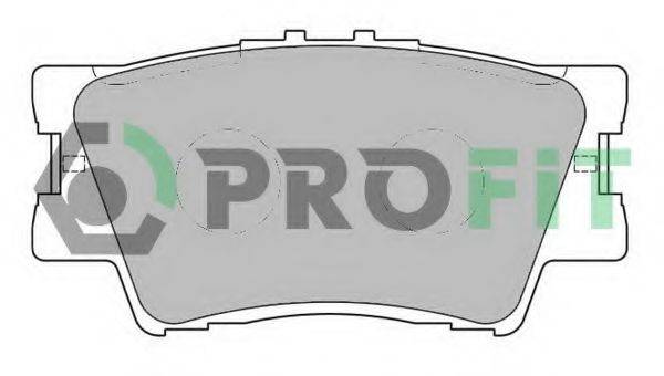PROFIT 50002015 Комплект гальмівних колодок, дискове гальмо