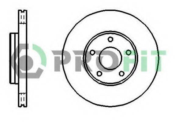 PROFIT 50101222 гальмівний диск