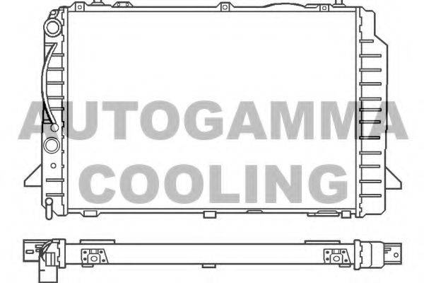 AUTOGAMMA 100052 Радіатор, охолодження двигуна
