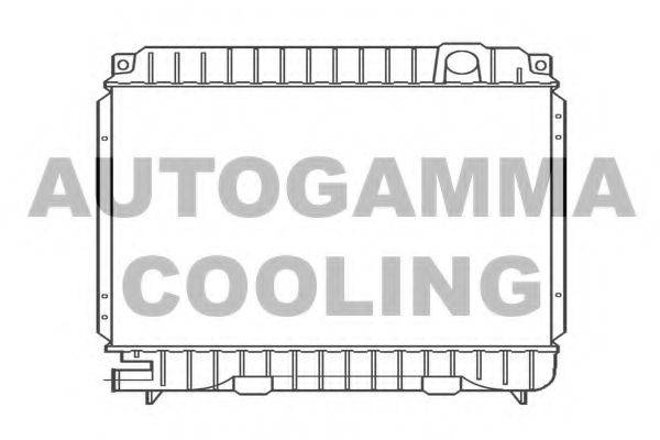 AUTOGAMMA 100084 Радіатор, охолодження двигуна