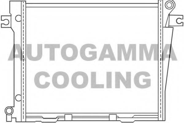 AUTOGAMMA 100104 Радіатор, охолодження двигуна