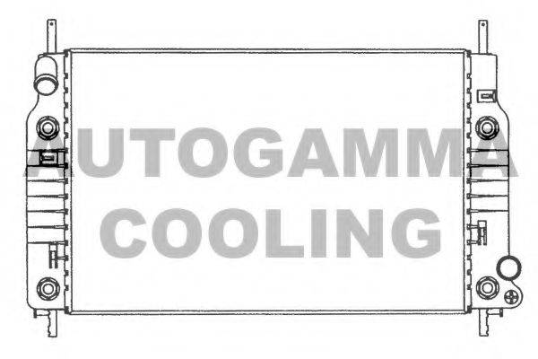 AUTOGAMMA 100371 Радіатор, охолодження двигуна