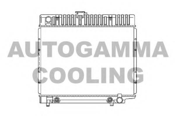 AUTOGAMMA 100535 Радіатор, охолодження двигуна