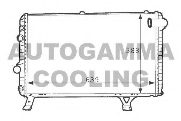 AUTOGAMMA 101236 Радіатор, охолодження двигуна