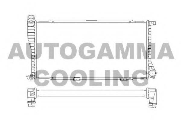 AUTOGAMMA 101392 Радіатор, охолодження двигуна