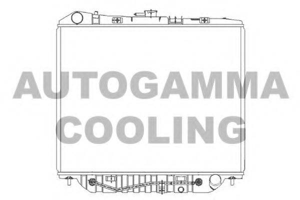 AUTOGAMMA 101448 Радіатор, охолодження двигуна