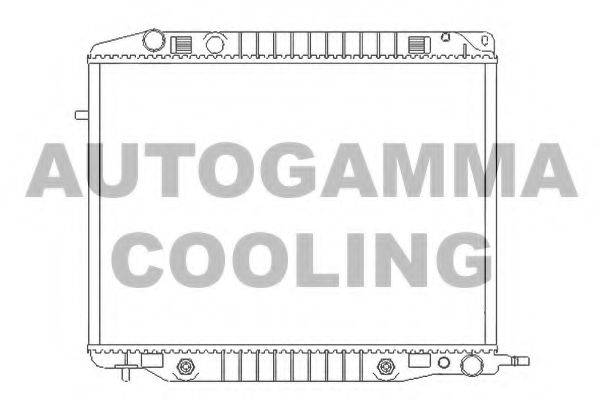 AUTOGAMMA 102246 Радіатор, охолодження двигуна