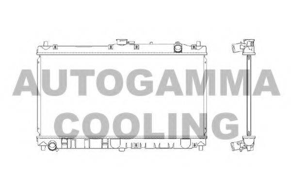 AUTOGAMMA 103152 Радіатор, охолодження двигуна