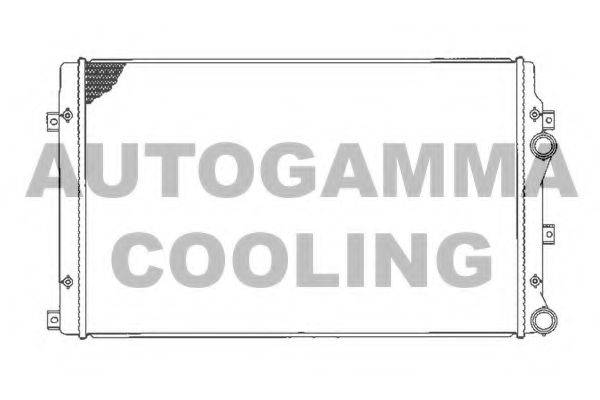 AUTOGAMMA 103565 Радіатор, охолодження двигуна