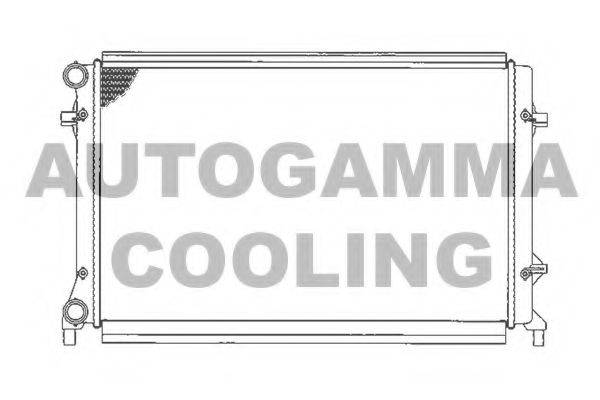 AUTOGAMMA 103613 Радіатор, охолодження двигуна