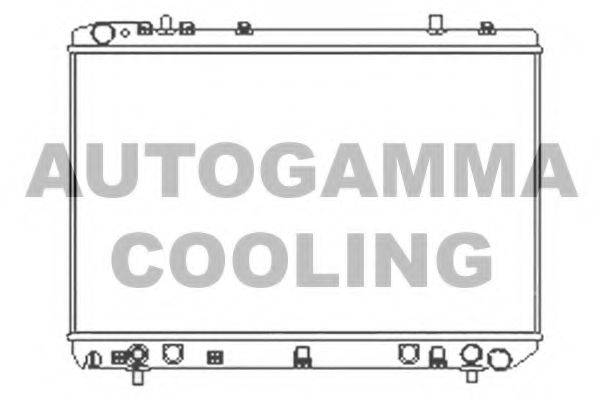 AUTOGAMMA 104159 Радіатор, охолодження двигуна