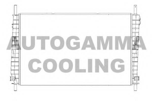 AUTOGAMMA 104508 Радіатор, охолодження двигуна