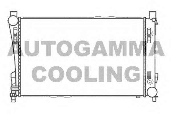 AUTOGAMMA 104526 Радіатор, охолодження двигуна