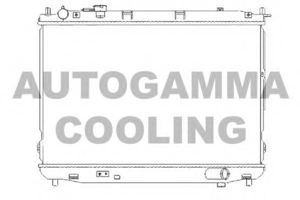 AUTOGAMMA 104652 Радіатор, охолодження двигуна