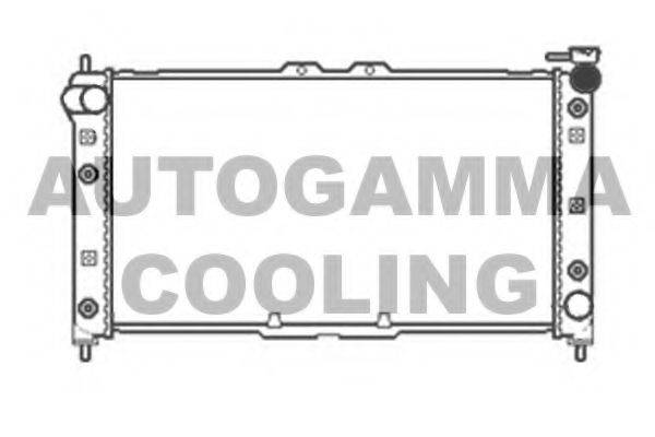 AUTOGAMMA 104680 Радіатор, охолодження двигуна