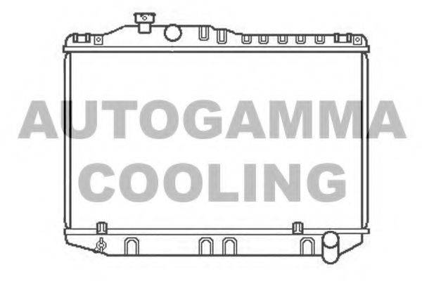 AUTOGAMMA 104726 Радіатор, охолодження двигуна