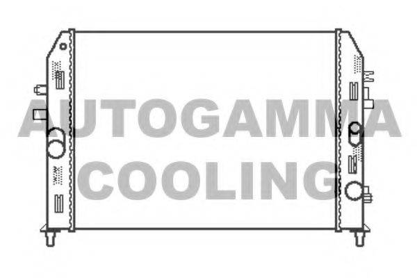 AUTOGAMMA 105167 Радіатор, охолодження двигуна