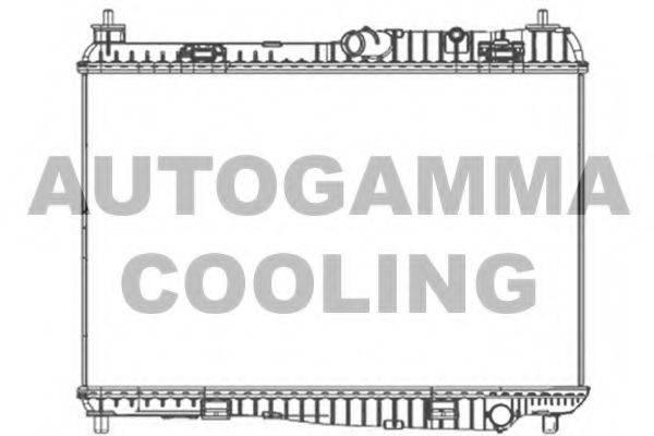 AUTOGAMMA 105522 Радіатор, охолодження двигуна